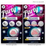 Carte à gratter, jeu numérique envoi par sms, WhatsApp, mail. A gratter avec le doigt sur l'écran. Annonce grossesse