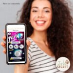 Carte à gratter, jeu numérique envoi par sms, WhatsApp, mail. A gratter avec le doigt sur l'écran. Annonce grossesse, annonce bonne nouvelle. Demande marraine