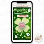 Carte à gratter digitale - Modèle Chance Trèfle Grossesse et Autres Annonces. Idéal pour annoncer ou faire vos plus belles demandes personnalisées avec nos tickets à gratter virtuels