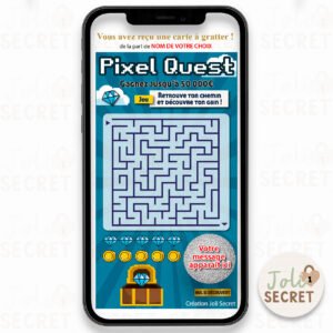 Carte virtuelle à gratter, jeu personnalisé pour annoncer votre grossesse, votre mariage, faire vos demandes à vos proches. Annonces surprise, livraison immédiat après achat