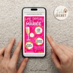 Carte à gratter numérique défis de la future mariée