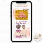 Image principale de l'Annonce personnalisée demande témoin ou demoiselle d'honneur sur smartphone