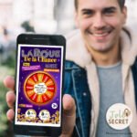 Carte à gratter numérique, jeu interactif à partager en famille. Annonce personnalisée. Tu vas être papa. Carte type FDJ