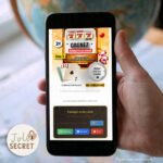 Carte à gratter digitale Casino affichée sur un smartphone. Annonce bonne nouvelle