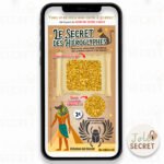 Carte à gratter numérique Hiéroglyphes – annonce personnalisée à gratter en ligne