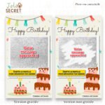 Carte à gratter Anniversaire – Message Surprise Personnalisable – Image 4