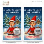 Carte numérique Lutin de Noël – La Surprise du Farceur pour les Enfants ! – Image 5