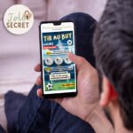 Carte à gratter Tir au But pour la demande Parrain sur un téléphone.