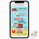 Ticket à gratter numérique voyage surprise. Ticket à gratter numérique voyage surprise pour une annonce de destination inédite.