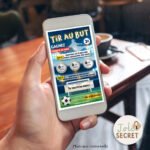 Carte à gratter "Tir au But" – Annonce Grossesse, Papa & Surprise Personnalisable" – Image 6