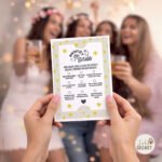 Jeu EVJF à imprimer – Carte "Défis de la Mariée – Image 3