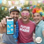 Défi enterrement de vie de garçon à personnaliser en quelques clics. Livraison immédiate